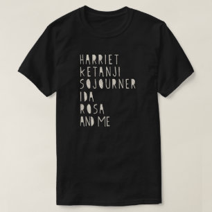 Camiseta Mes de la Historia Negra, famosas mujeres negras l