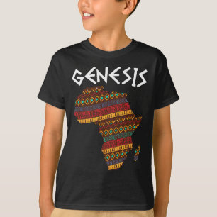 Camiseta Mes de la Historia Negra Génesis Orgullosa África 
