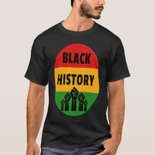 Camiseta Mes de la Historia Negra  Grupo Puño Poderoso