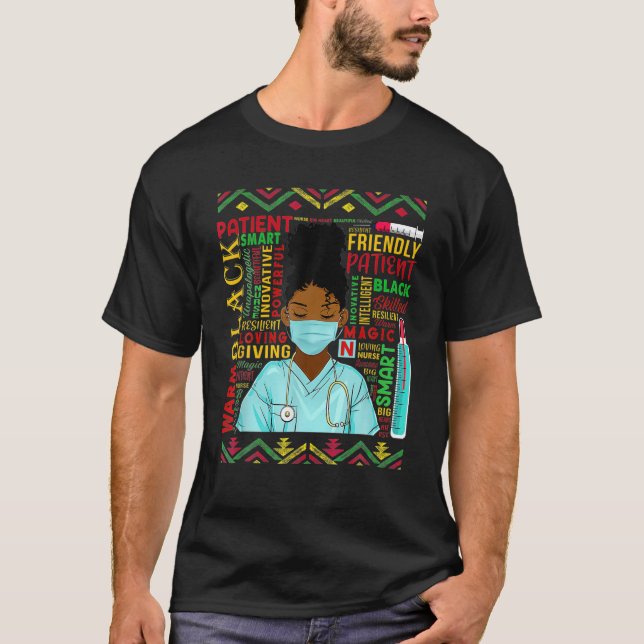 Camiseta Mes de la historia negra hombres africanos niños a (Anverso)