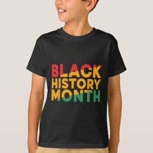 Camiseta Mes de la Historia Negra Hombres Orgullo Africano-