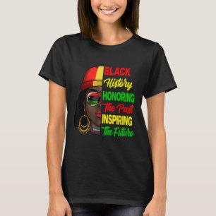 Camiseta Mes de la historia negra honrando el futuro inspir