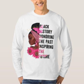 Camiseta Mes de la historia negra honrando el futuro inspir