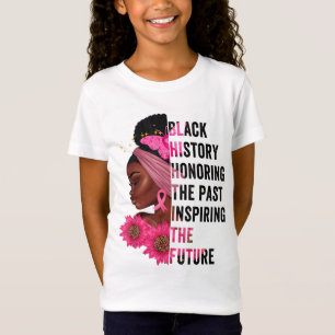 Camiseta Mes de la historia negra honrando el futuro inspir