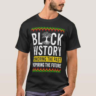 Camiseta Mes de la historia negra honrando el futuro inspir