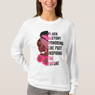 Camiseta Mes de la historia negra honrando el futuro inspir