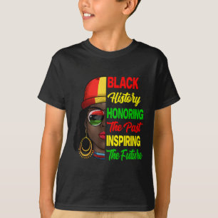 Camiseta Mes de la historia negra honrando el futuro inspir