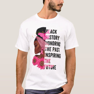Camiseta Mes de la historia negra honrando el futuro inspir
