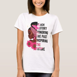 Camiseta Mes de la historia negra honrando el futuro inspir
