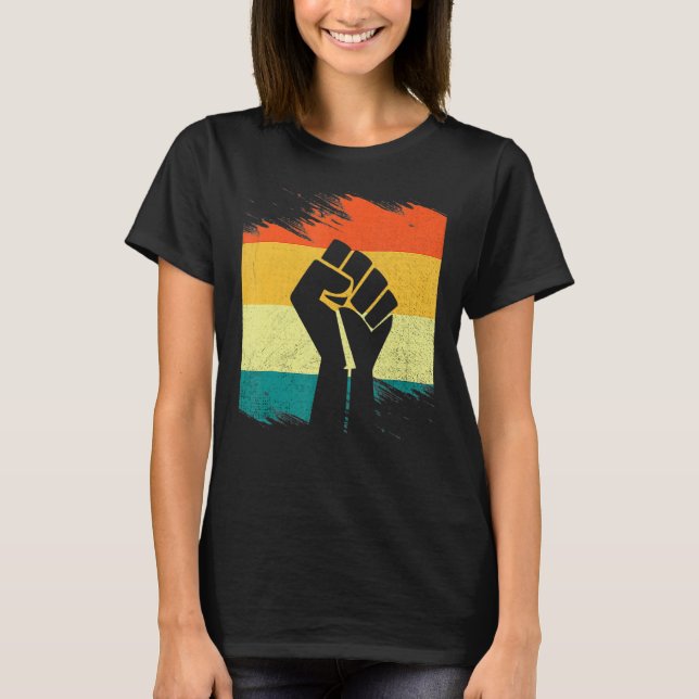 Camiseta Mes de la historia negra inspirando poder a los lí (Anverso)