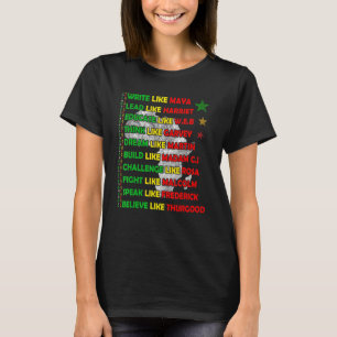 Camiseta Mes de la historia negra: la celebridad de un país
