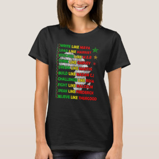 Camiseta Mes de la historia negra: la celebridad de un país