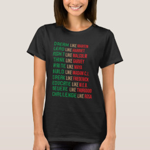Camiseta Mes de la historia negra: la celebridad de un país