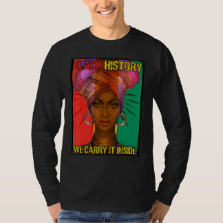 Camiseta Mes de la historia negra, las afroamericanas
