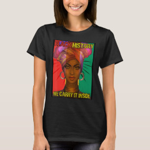 Camiseta Mes de la historia negra, las afroamericanas