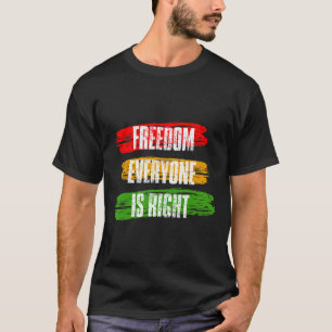 Camiseta Mes de la Historia Negra Libertad Todos tienen raz