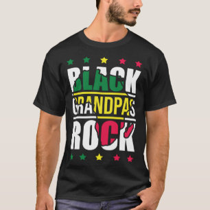Camiseta Mes de la historia negra los abuelitos negros rock