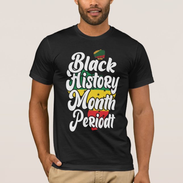 Camiseta Mes de la Historia Negra Los Héroes De Melanin Sue (Anverso)