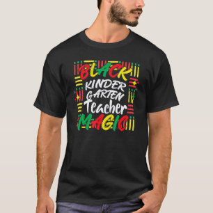 Camiseta Mes de la Historia Negra Maestra de Kindergarten N