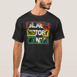 Camiseta Mes de la Historia Negra Mapa de África Vintage 1