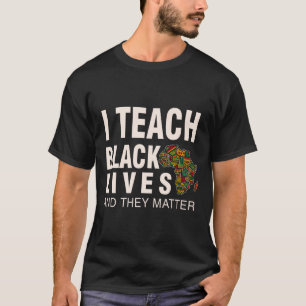 Camiseta Mes De La Historia Negra, Me Enseño Vidas Negras Y