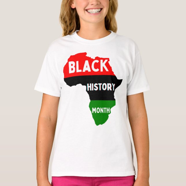 Camiseta Mes de la historia negra Melanin niños Chicas (Anverso)