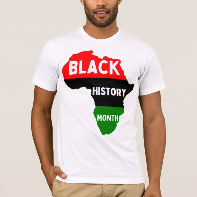 Camiseta Mes de la historia negra Melanin Queen King Africa (Anverso)