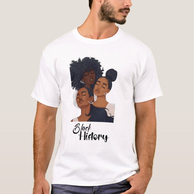 Camiseta Mes de la historia negra Melanin Queens (Anverso)