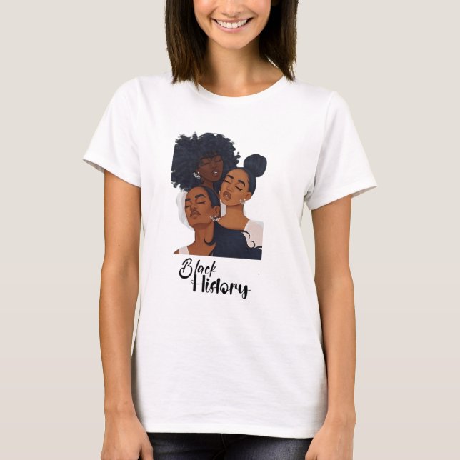 Camiseta Mes de la Historia Negra Melanin Queens T-Shirt (Anverso)
