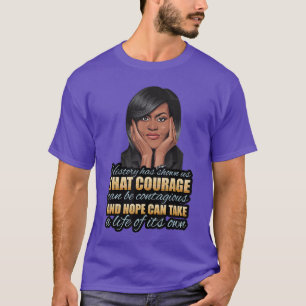 Camiseta Mes de la Historia Negra Michelle Obama Día de los