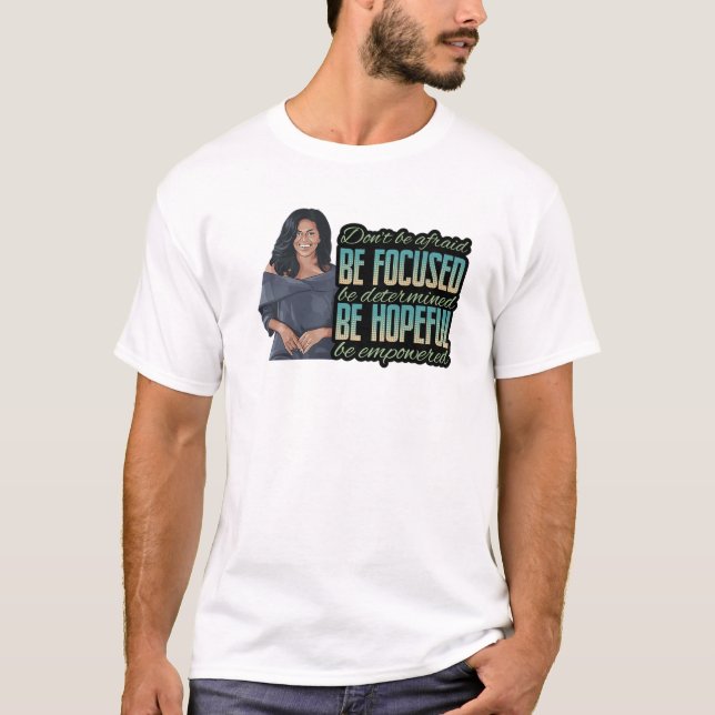 Camiseta Mes de la historia negra Michelle Obama Día del Pr (Anverso)