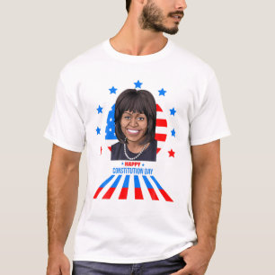 Camiseta Mes de la historia negra Michelle Obama Día del Pr