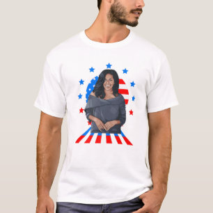 Camiseta Mes de la historia negra Michelle Obama Día del Pr