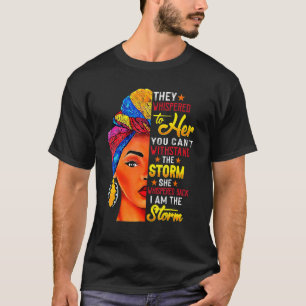 Camiseta Mes de la historia negra Mujer africana Afro Yo so
