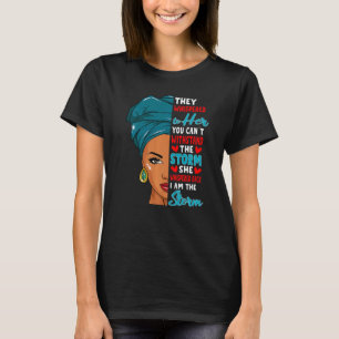 Camiseta Mes de la Historia Negra Mujer Africana Afro Yo So