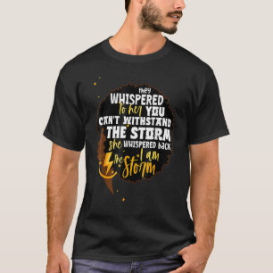Camiseta Mes de la Historia Negra Mujer Africana Afro Yo So