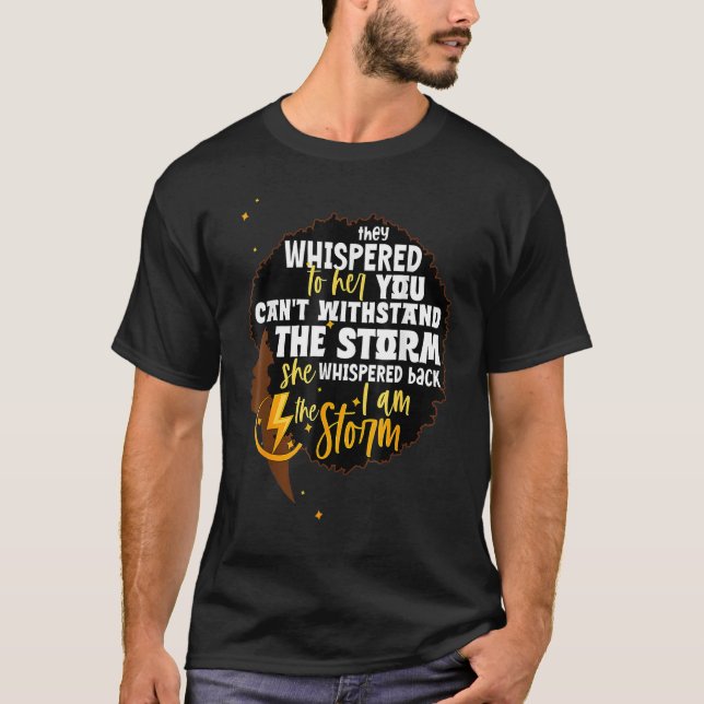 Camiseta Mes de la Historia Negra Mujer Africana Afro Yo So (Anverso)