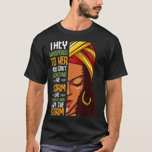 Camiseta Mes de la historia negra Mujer africana Afro Yo so
