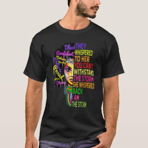 Camiseta Mes de la historia negra Mujer africana Afro Yo so
