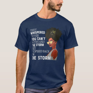 Camiseta Mes de la historia negra Mujer africana Afro Yo so