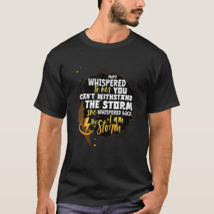 Camiseta Mes de la historia negra Mujer africana Afro Yo so