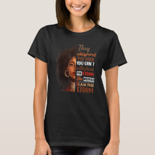 Camiseta Mes de la Historia Negra Mujer Africana Afro Yo So