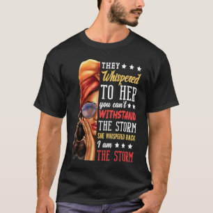 Camiseta Mes de la Historia Negra Mujer Africana Afro Yo So