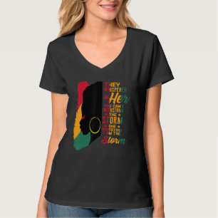 Camiseta Mes de la Historia Negra Mujer Africana Afro Yo So