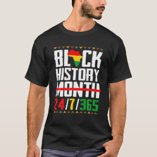 Camiseta Mes de la Historia Negra Mujer Africana - Orgullo 