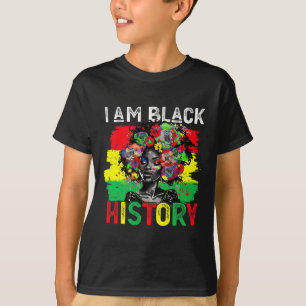 Camiseta Mes de la Historia Negra Mujer Africana Soy Histo 