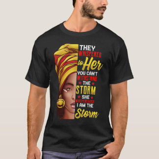 Camiseta Mes de la Historia Negra Mujer Afroamericana