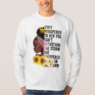 Camiseta Mes de la Historia Negra Mujeres Africanas Afro Yo