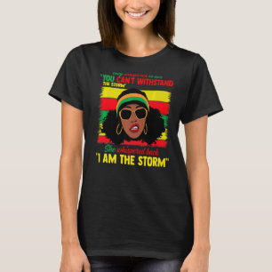 Camiseta Mes de la Historia Negra Mujeres Africanas Afro Yo
