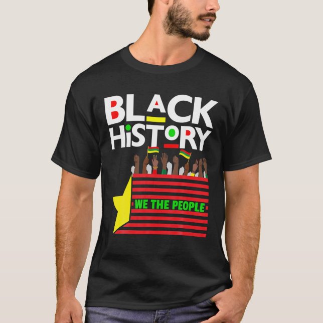 Camiseta Mes de la Historia Negra Nosotros Los Hombres Muje (Anverso)